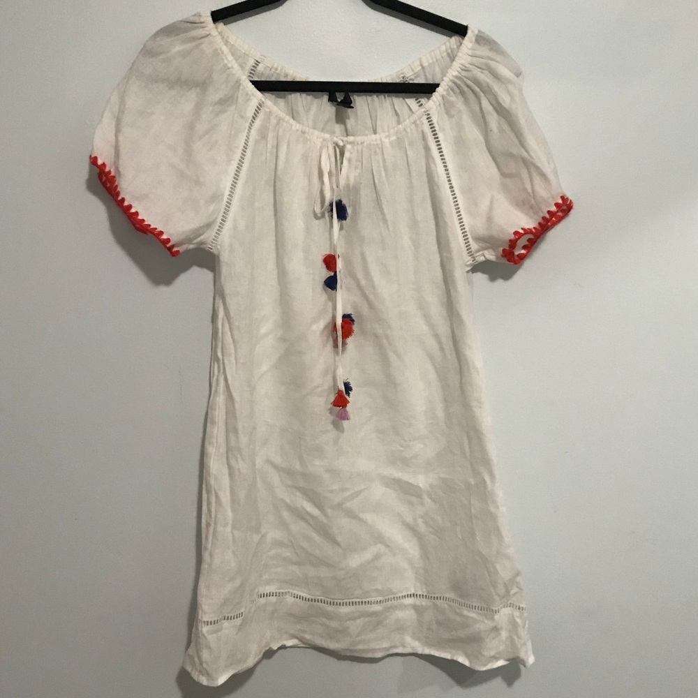 NWT J Crew Tassel Coverup/Tunic